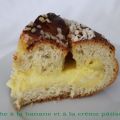 Brioche à la banane et à la crème pâtissière