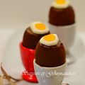 Œufs de Pâques  fourrés  Mousse  au Chocolat.