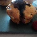 Muffins aux framboises coeur de ganache[...]