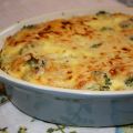 Clafoutis aux brocolis et gouda