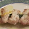 Brochette de lotte, romarin et citron