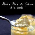 Petits Pots de Crème à la Vanille (façon La[...]