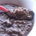 Semoule au chocolat-amandes..., Recette Ptitchef