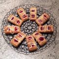 Financiers aux framboises et chocolat blanc,[...]