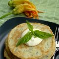 Petites crêpes de courgettes