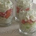 Verrines de tomates, concombre façon salade[...]