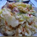 Pâtes aux poireaux et chorizo, Recette Ptitchef