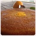 Le gâteau doré à l'orange