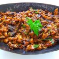 Salade d’Aubergines Frites à  L 'Israëlienne