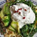 Pâtes aux languettes de courgettes et roquette[...]