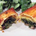 Feuilletés épinards et champignons