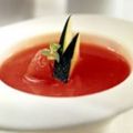 Soupe glacée de tomates