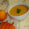 Potage aux carottes, patates douces et oranges,[...]