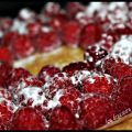 Tarte à la framboise