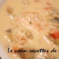 SOUPE CRÉMEUSE AU POULET