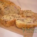 Cake au jambon cru et champignons de Paris.