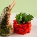 Recette de carré d'agneau rôti à l'ail,[...]