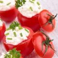 Mini tomates farcies au chèvre, Recette Ptitchef