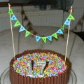 Gâteau damier sans moule spécial {sucré}