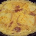 Omelette raclette.