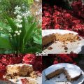 Gâteau du 1 er Mai au sirop d'airelles
