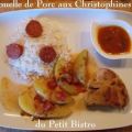 Rouelle de porc aux christophines, à l