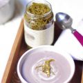Velouté vitelotte salicornes, Recette Ptitchef