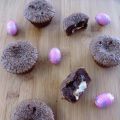 Muffins fondants au chocolat coeur 
