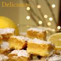 Petits carrés au citron