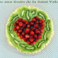 Tarte aux fruits de la Saint Valentin