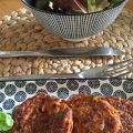 Croquettes de thon à la tomate et au basilic.