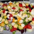 Tarte aux légumes rôtis