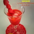 Limonade au melon d'eau, framboises et eau de[...]