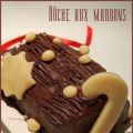 Bûche de noël aux marrons, sans gluten, Recette[...]