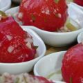 Tomates marinées pour l'apéritif