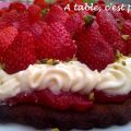 Une tarte aux fraises pour mon anniversaire ;)