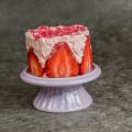 Mousse de fraises avec fraises