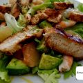 Salade de poulet mariné, crevettes et[...]