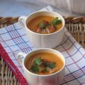 Soupe de lentilles corail & croûtons au[...]