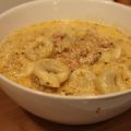 SOUPE DE TORTELLINI ET SAUCISSES ITALIENNES