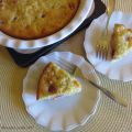 Tarte sans croûte, nectarines et framboises +