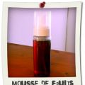 Mousse de fruits nettoyante