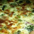 Tarte brocolis jambon