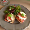 Tartine ensoleillée tapenade-mozzarella-tomate[...]