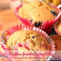 Muffins framboises et myrtilles, sans gluten,[...]