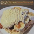Gaufre banane caramel au beurre salé et glace[...]