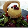 Crottin de chèvre chaud sur pancake, Recette[...]