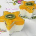 Mousse légère au coulis de mangue