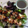 Brochettes de poulet marinées