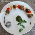 Brochettes de bœuf marinées au pesto de persil[...]